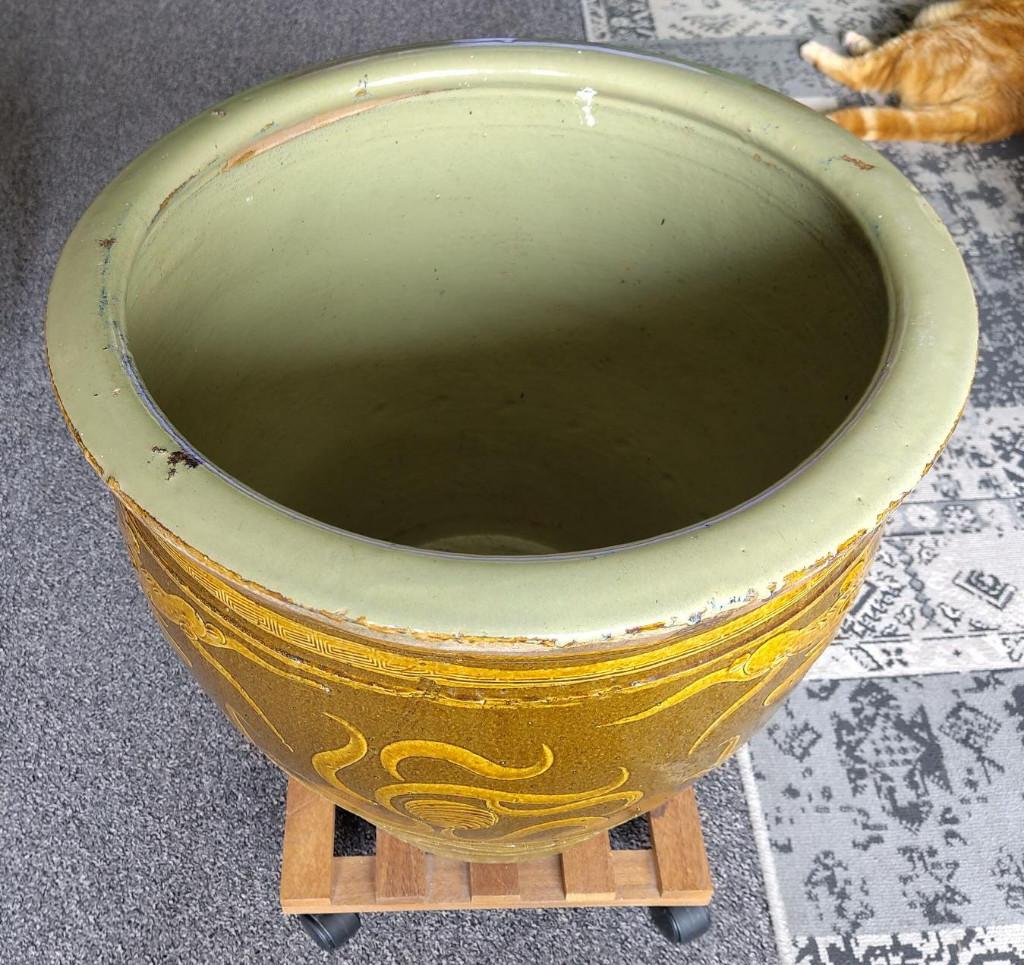 Antieke Chinese eierenpot - 1000 jaar draken, Ophalen
