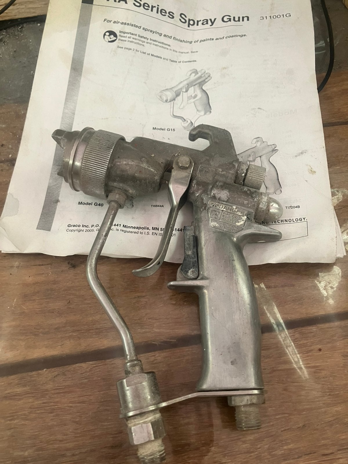 Graco alfa G15, Doe-het-zelf en Verbouw, Schildersmaterialen, Ophalen, Zo goed als nieuw, Verfspuit of Verfpomp