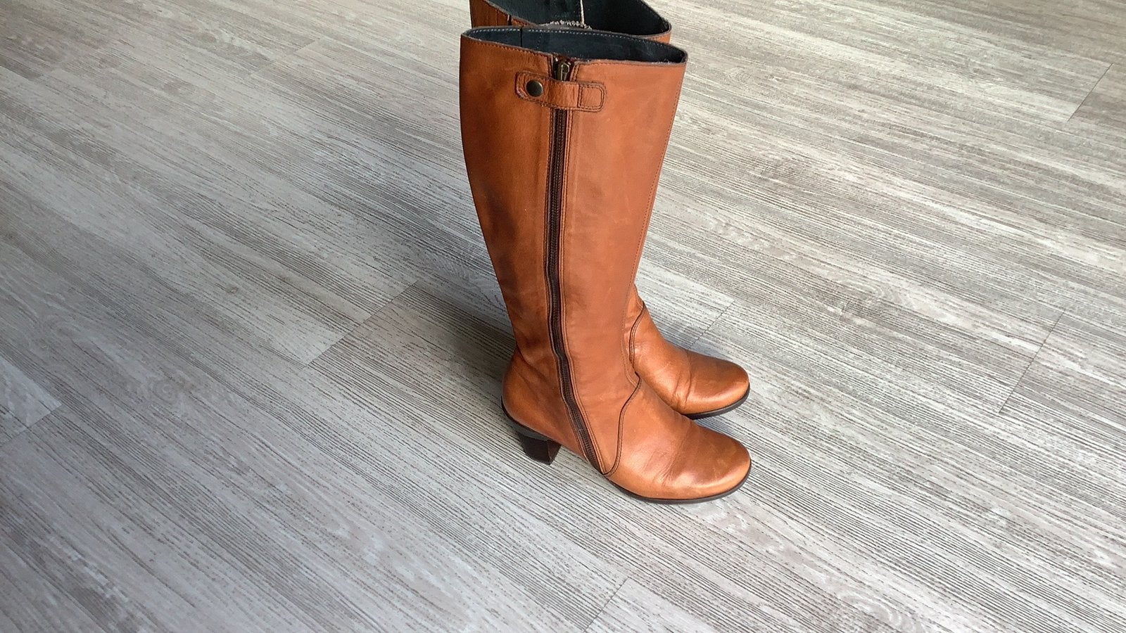 Hispantas dames laarzen cognac bruin maat 38 als nieuw., Hoge laarzen, Bruin, Ophalen of Verzenden, Zo goed als nieuw