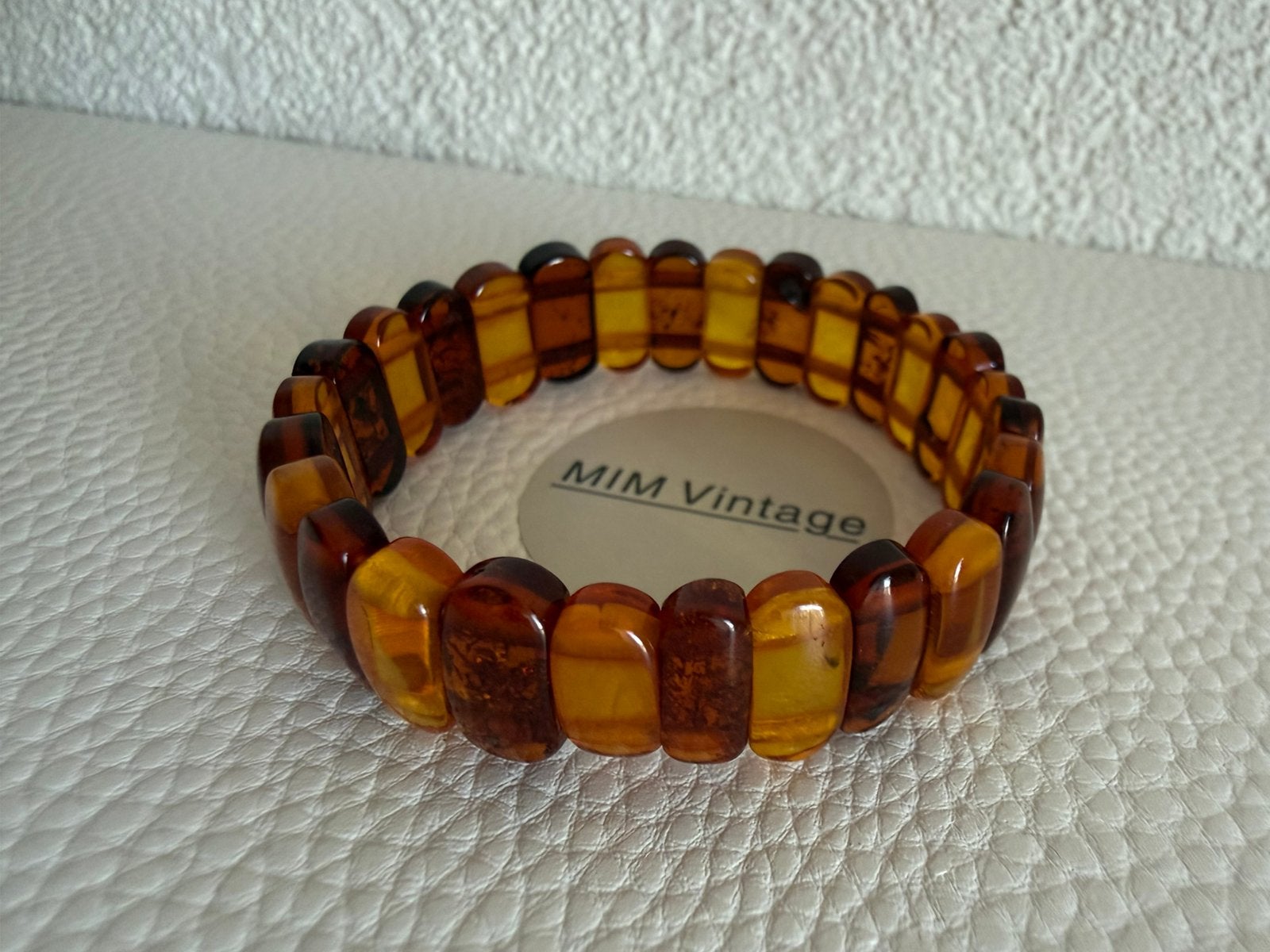 R235/ Gekleurede AMBER ( Kinder) armband elastisch, Overige materialen, Gebruikt, Overige kleuren, Verzenden