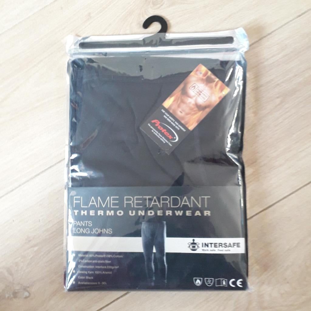 Intersafe Thermobroek zwart maat EEL nieuw 2, Ophalen of Verzenden, Nieuw, Zwart