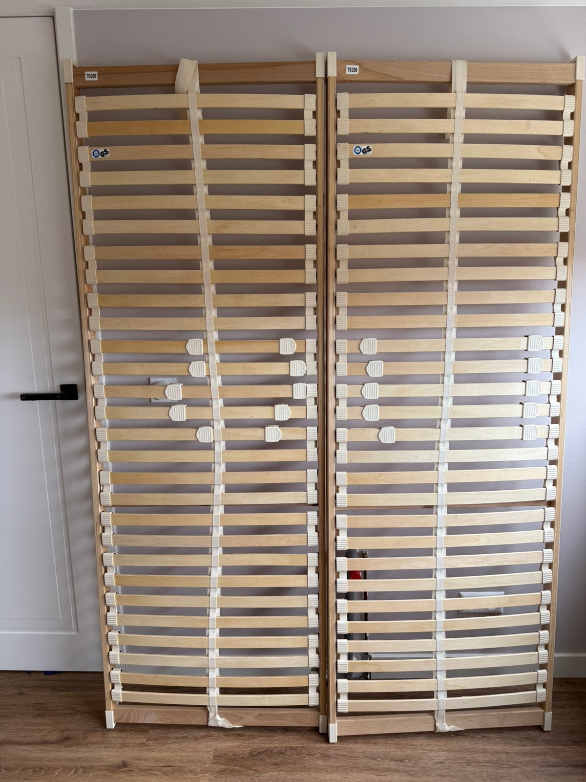 Lattenbodems (twee stuks) 70x200, Ophalen, Zo goed als nieuw, Bedbodem, 200 cm