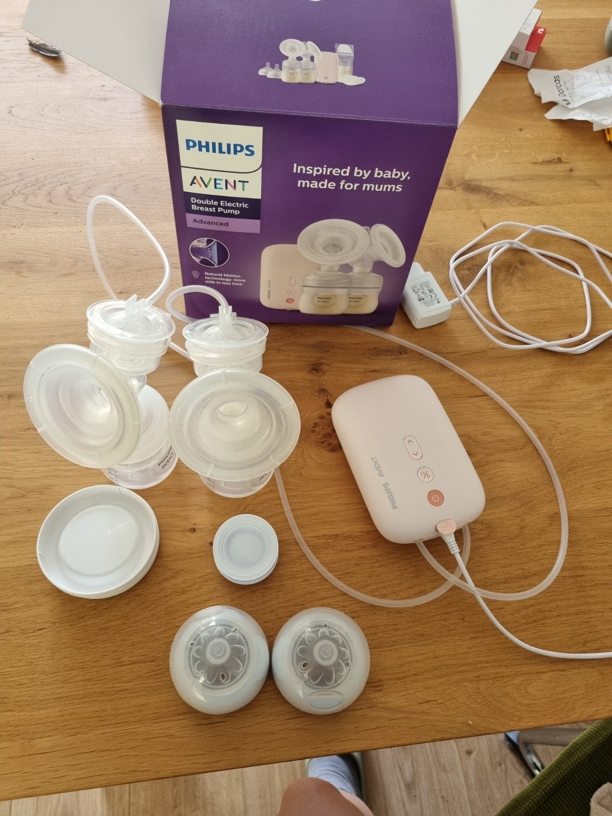 Philips Avent Dubbele Elektrische Borstkolf, Ophalen of Verzenden, Zo goed als nieuw, Borstkolf