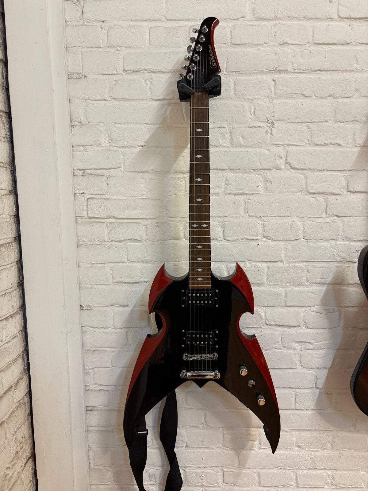 Silvertone Paul Stanley (KISS) Apocalypse elektrische gitaar, Ophalen, Gebruikt, Solid body, Overige merken