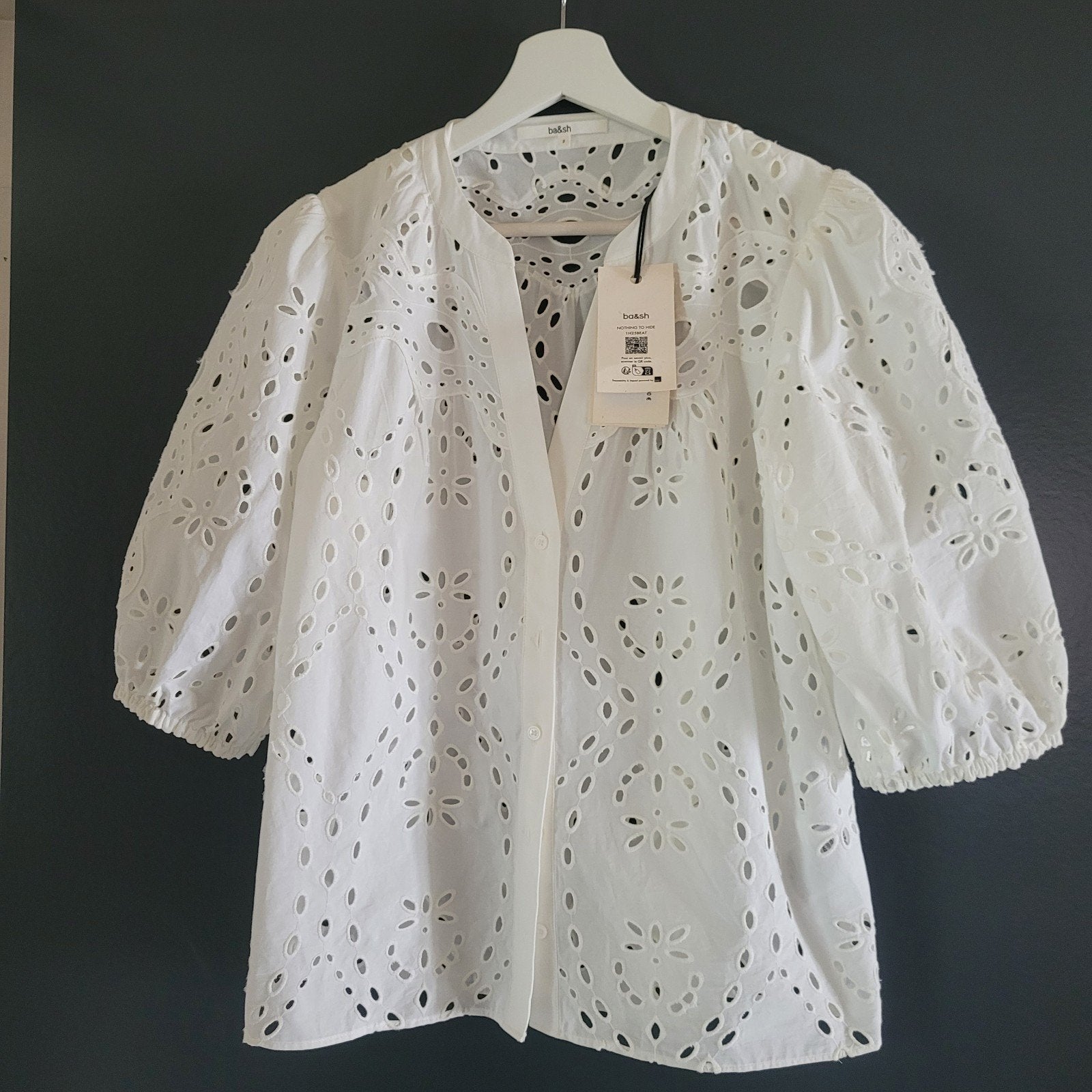Ba&sh/blouse.  broderie, Ophalen of Verzenden, Nieuw, Maat 38/40 (M)