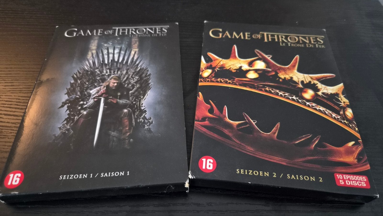 Game of Thrones Seizoen 1 & 2 DVD Boxset, Cd's en Dvd's, Dvd's | Tv en Series, Gebruikt, Science Fiction en Fantasy, Vanaf 16 jaar