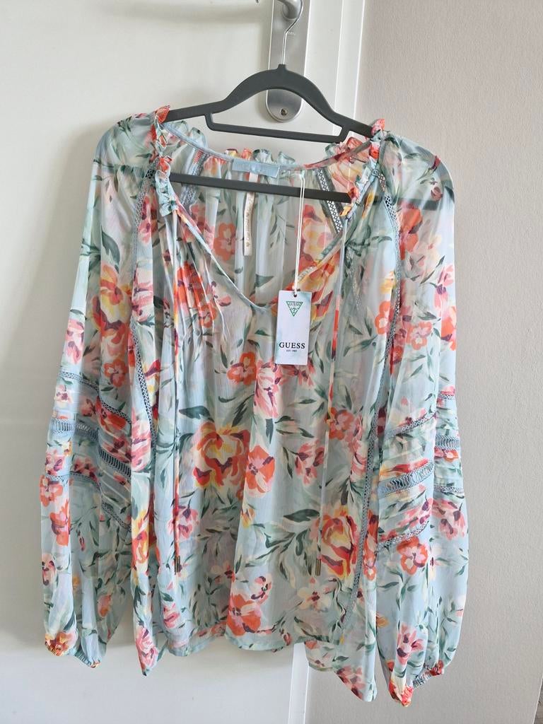 Nieuwe guess blouse/ top, Ophalen of Verzenden, Nieuw, Zwart