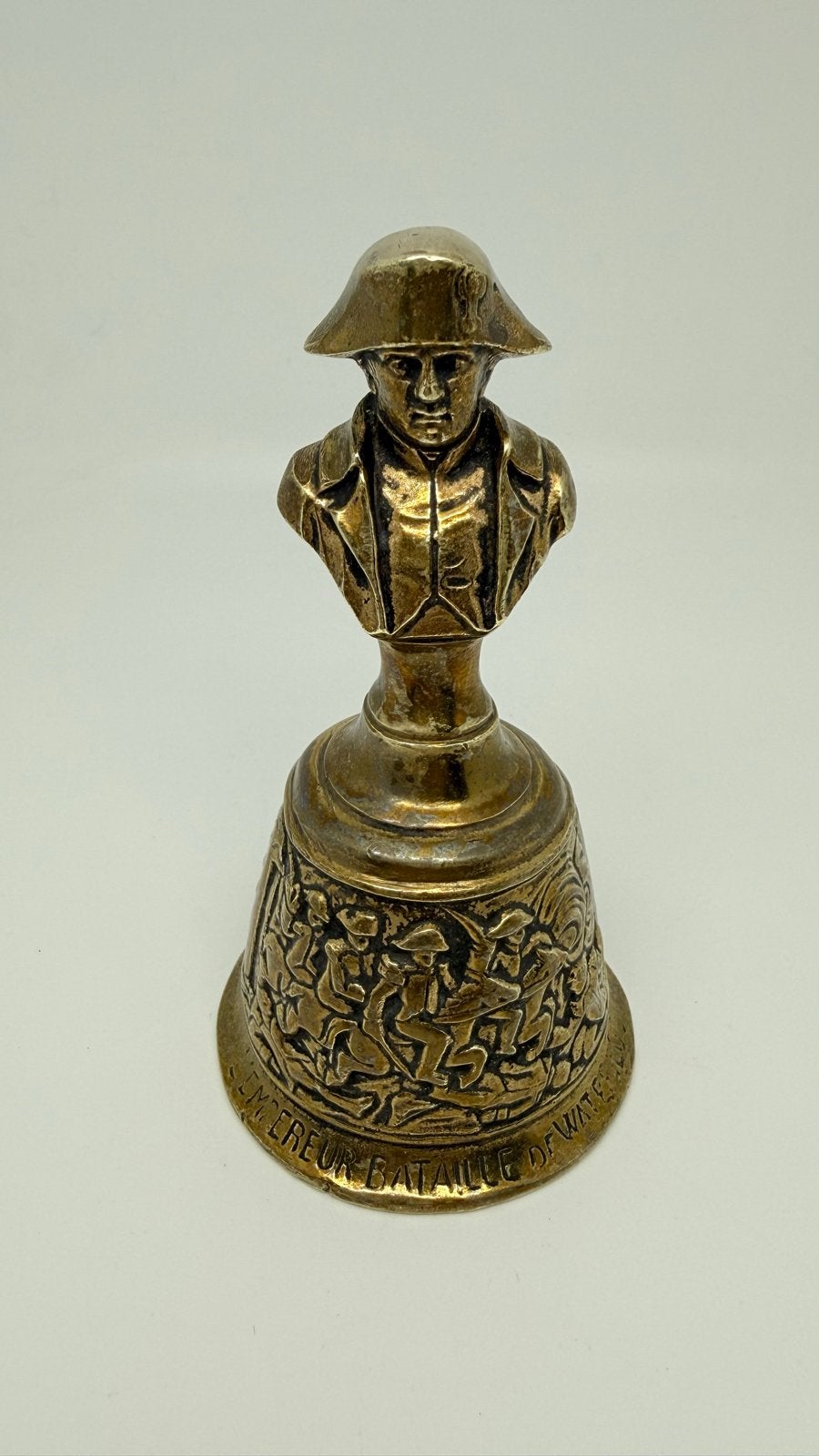 Antieke bronzen bel met Napoleon-thema, Antiek en Kunst, Verzenden