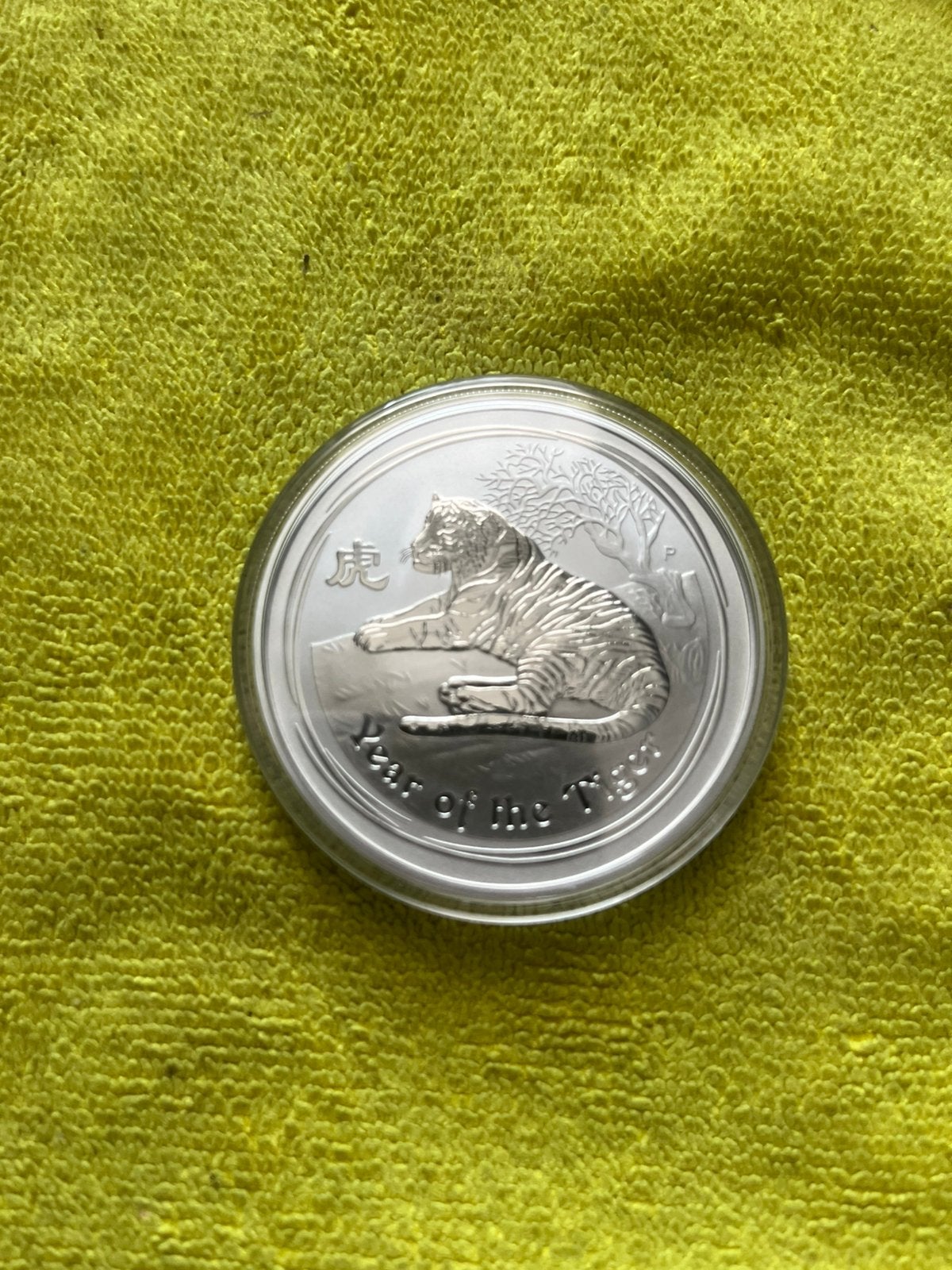 Australia🇨🇰 Lunar 2 Tijger 🐅2 ounce 2010., Ophalen of Verzenden, Zilver