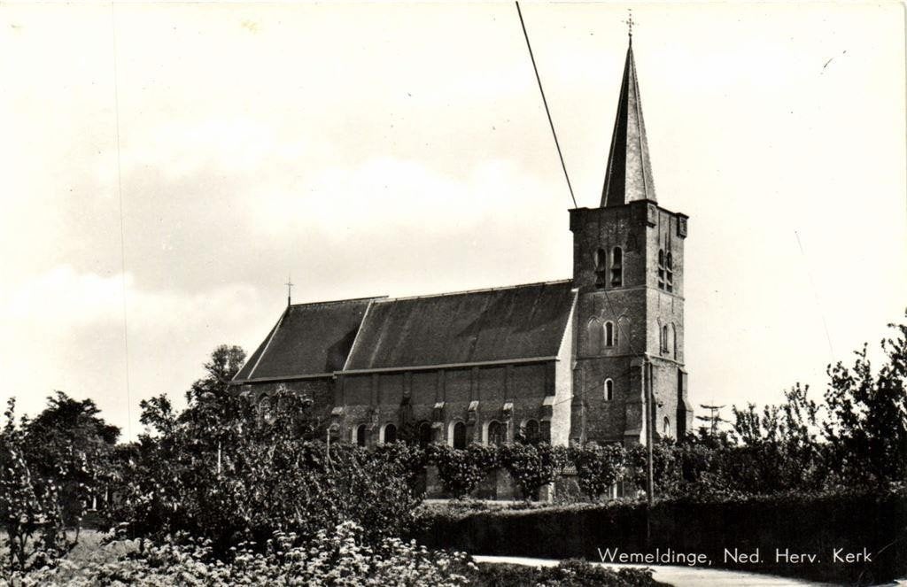 Wemeldinge, Ned. Herv. Kerk - niet gelopen, Ophalen of Verzenden, 1960 tot 1980, Ongelopen, Zeeland