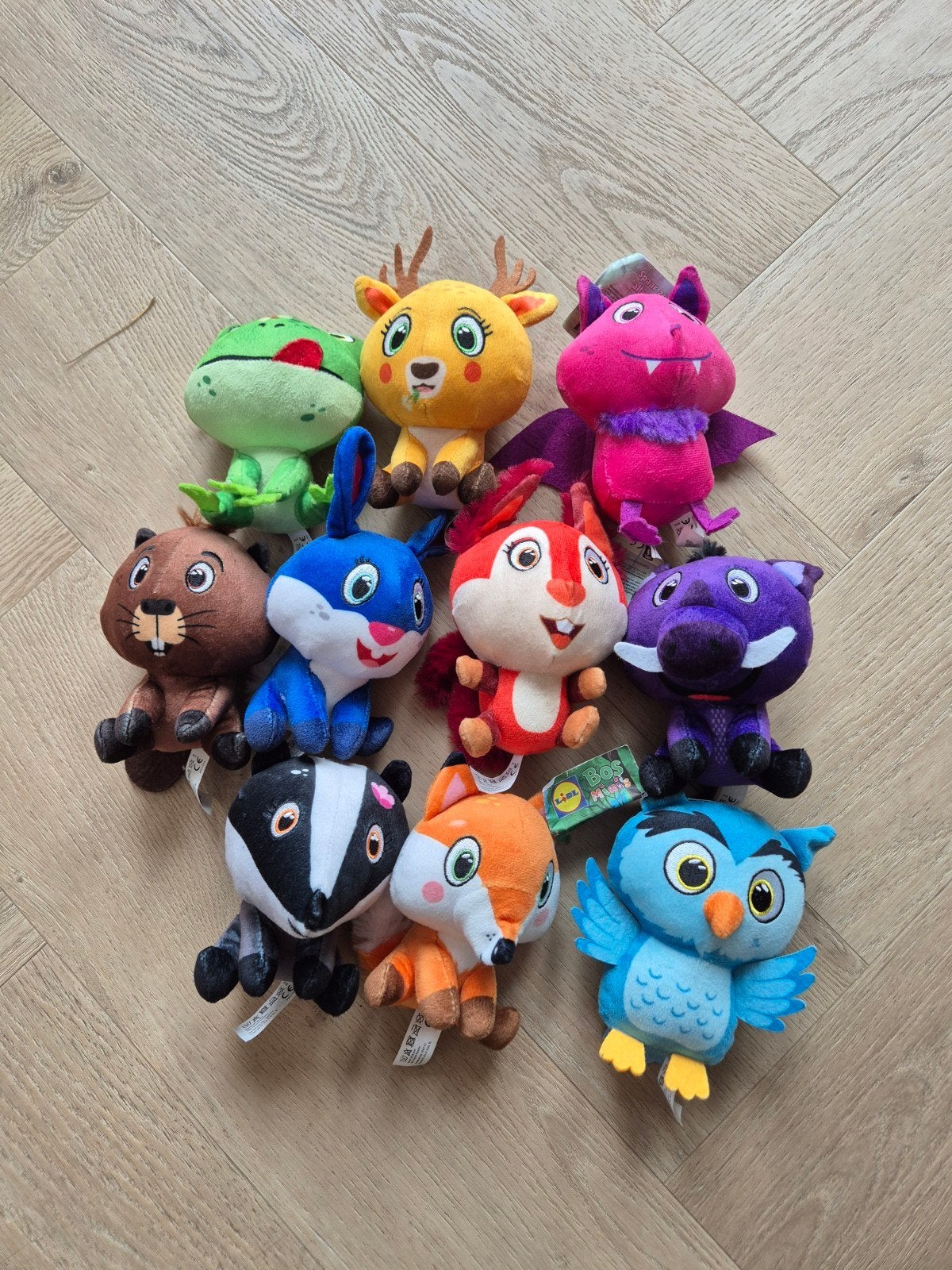 Complete set lidl bos mini's, Lidl, Overige karakters, Overige typen, Nieuw