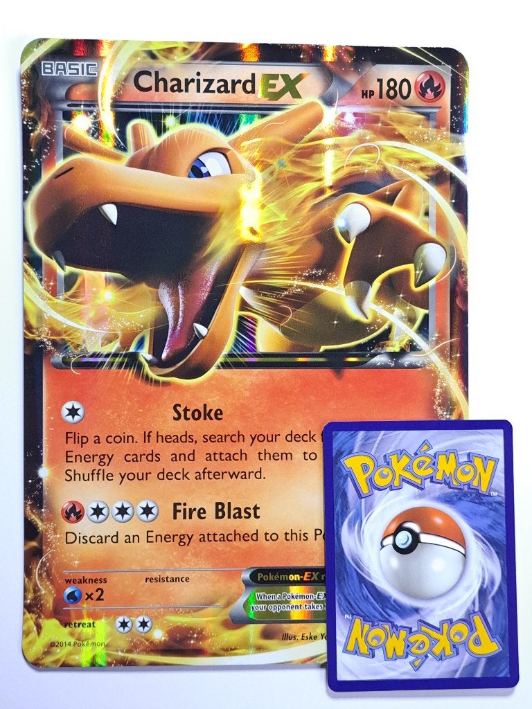 Pokémon - Promo - Charizard - EX - 11/106 - XXL/Jumbo, Verzenden, Zo goed als nieuw, Losse kaart, Foil