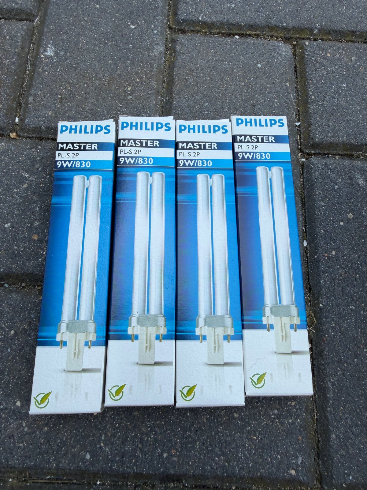 Philips PL-S 2P 9W/830 spaarlampen (4 stuks), Ophalen of Verzenden, Nieuw, Overige fittingen, Philips