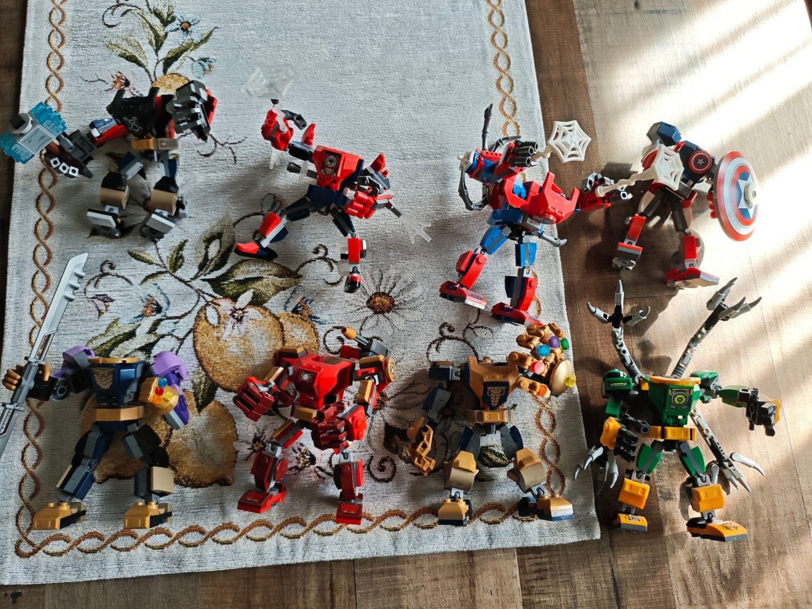 LEGO Marvel Mechs - 8 stuks - Diverse Superhelden, Ophalen of Verzenden, Zo goed als nieuw
