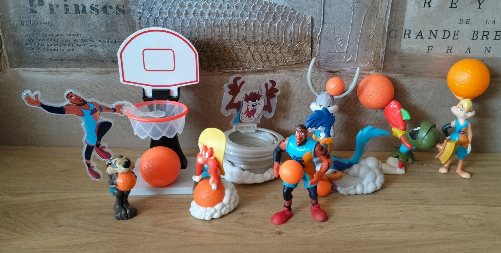 Space Jam 2 McDonald's figuren set - 2020-Basketball, Verzenden, Zo goed als nieuw, Film, Actiefiguur of Pop