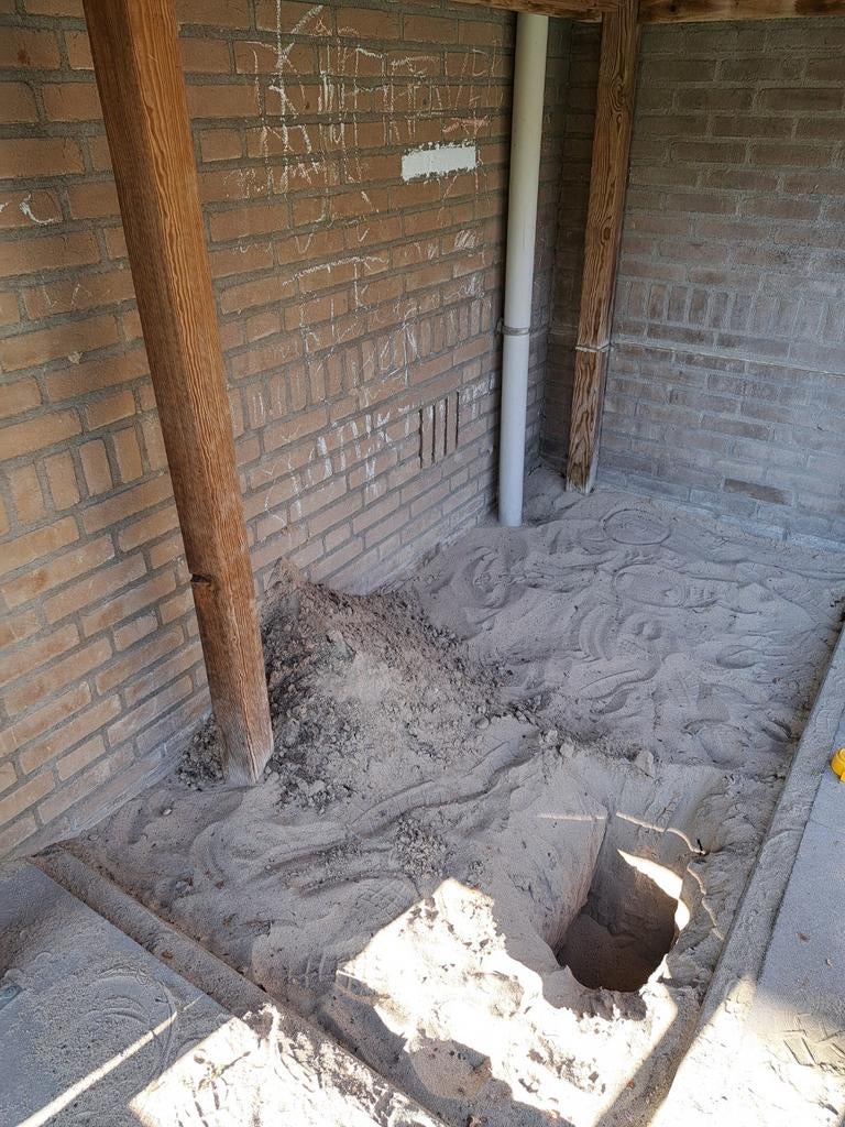 Gratis Speelzand - 1 x 2 x 0,50 meter, Tuin en Terras, Zand, Ophalen of Verzenden