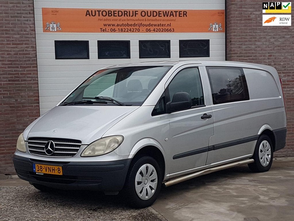 Mercedes-Benz Vito 115 CDI 320 Lang DC luxe, Auto's, Bestelauto's, Bedrijf, Te koop, ABS, Airbags, Airconditioning, Bluetooth
