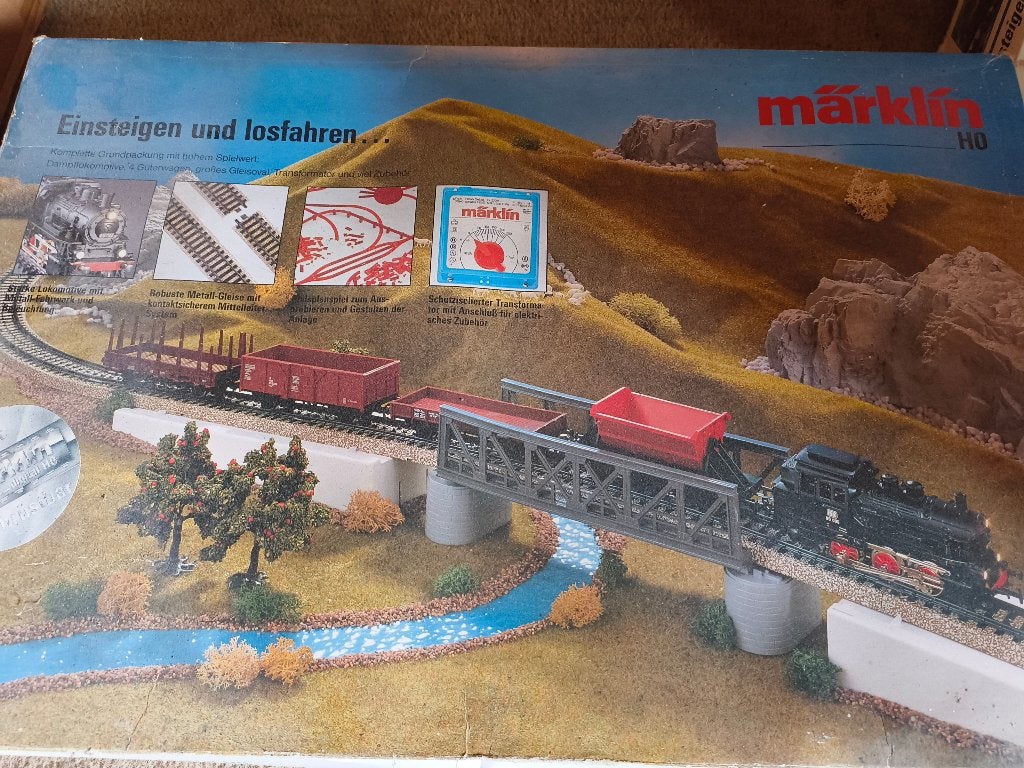 marklin trien set, Wisselstroom, Ophalen of Verzenden, Märklin, Gebruikt