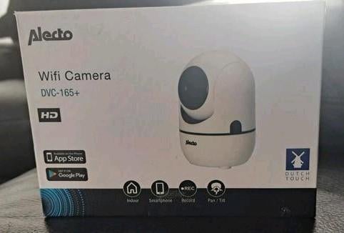 Alecto DVC-165+ HD Wifi Camera - Binnencamera met Pan/Tilt, Audio, Tv en Foto, Videobewaking, Ophalen of Verzenden, Zo goed als nieuw