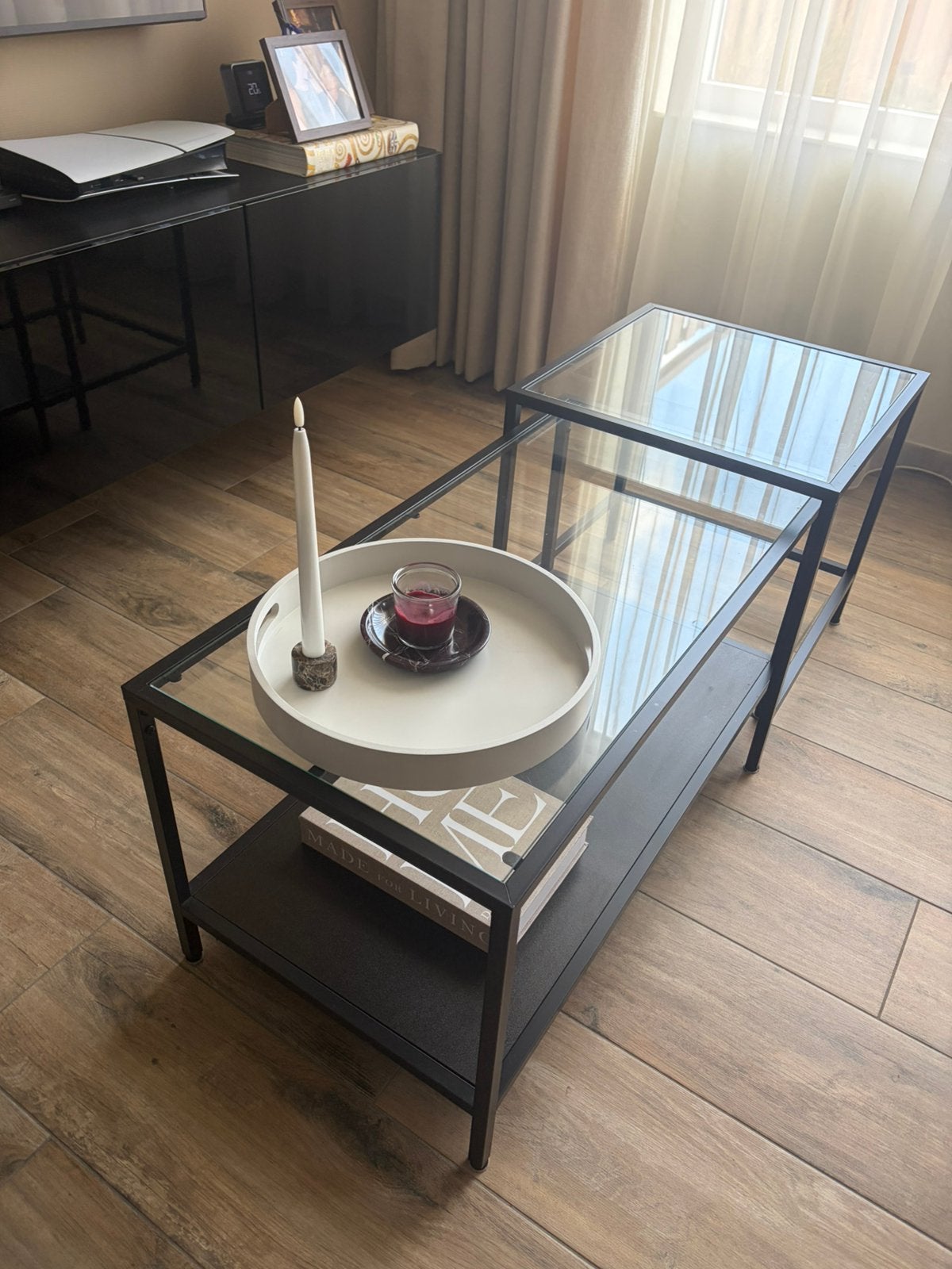 Vittsjo tafel ikea 90x50, Ophalen, Gebruikt, 100 tot 150 cm, 50 tot 100 cm