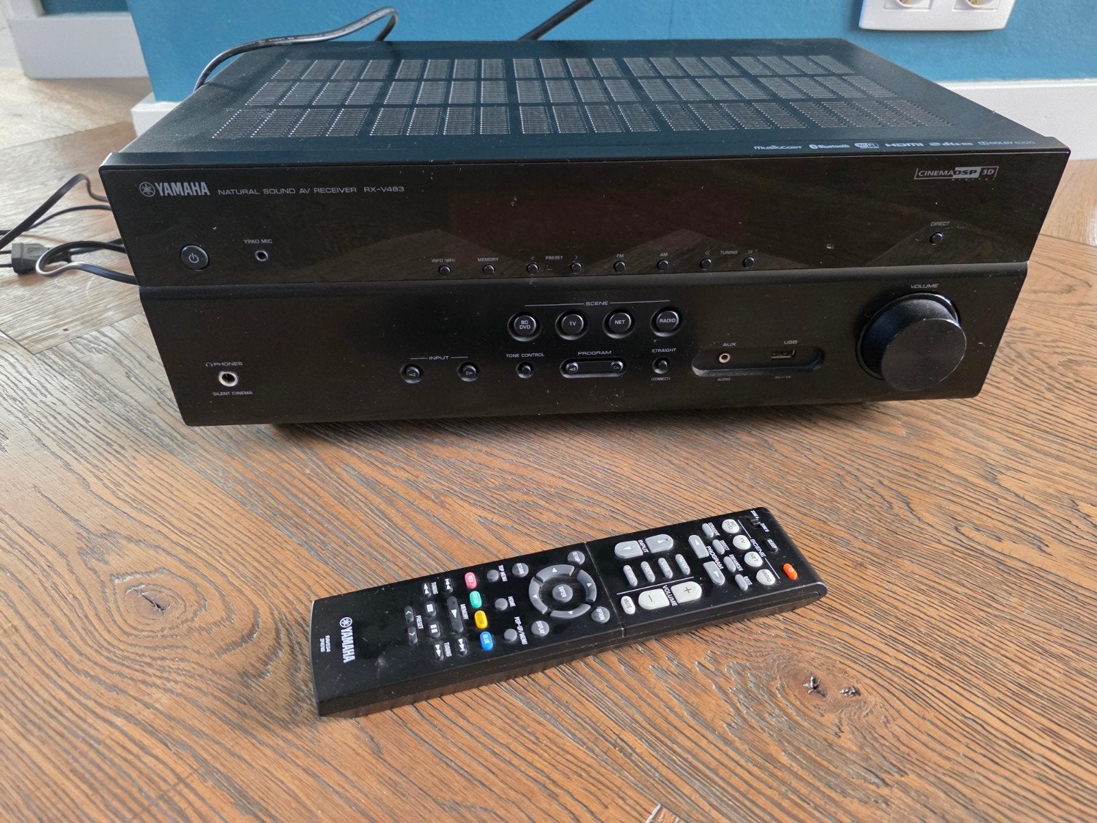 Yamaha versterker RX-V483, Ophalen, Zo goed als nieuw, 120 watt of meer, Yamaha