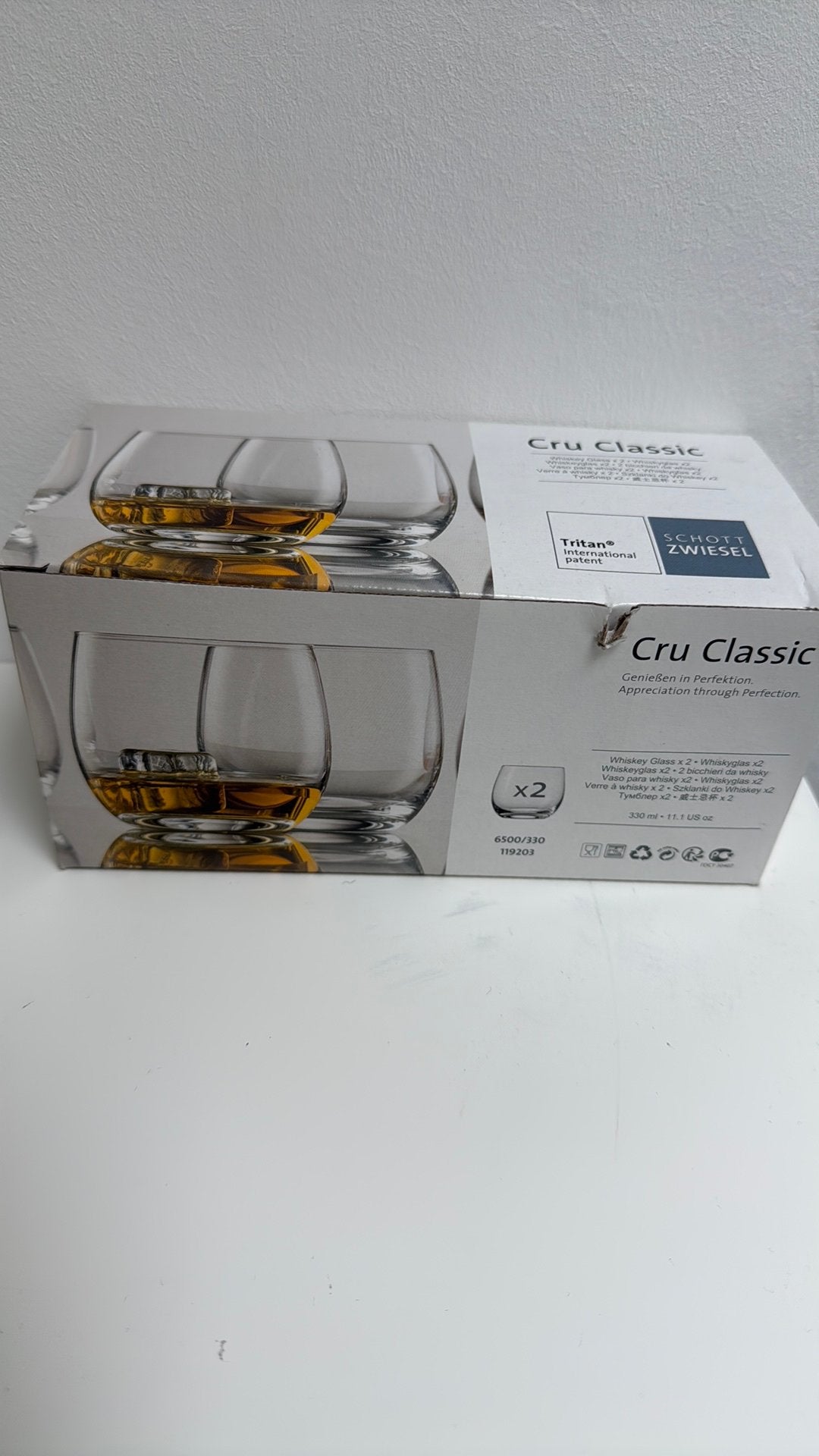 Cru Classic Schott Zwiesel whiskey glazen 2 nieuw, Ophalen of Verzenden, Nieuw, Overige typen