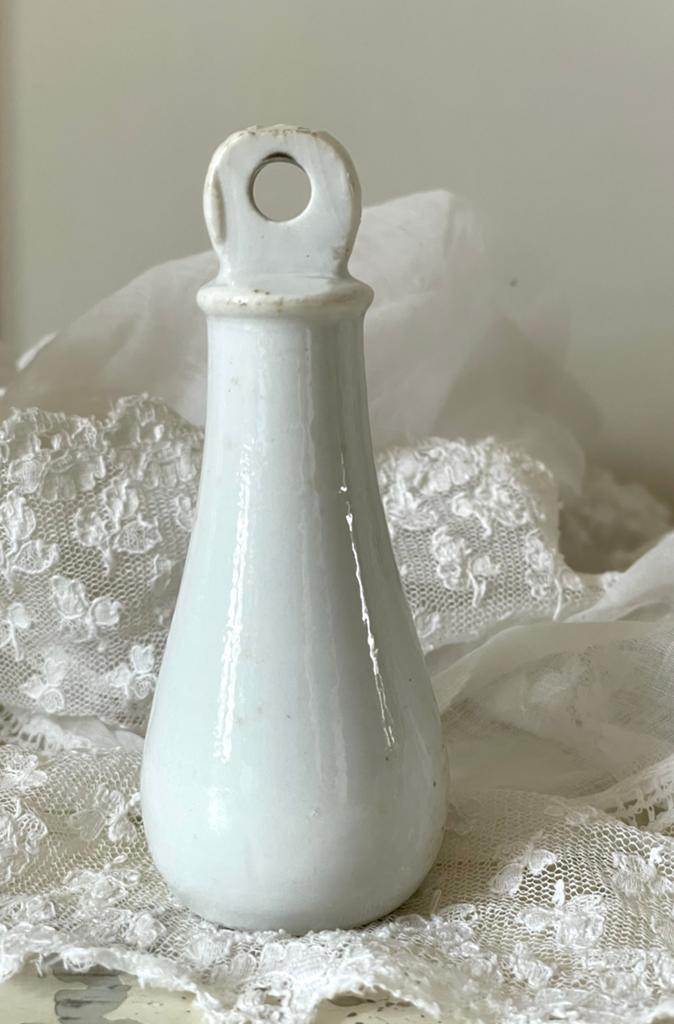 Brocante oude wc trekker wit, Antiek en Kunst, Ophalen of Verzenden