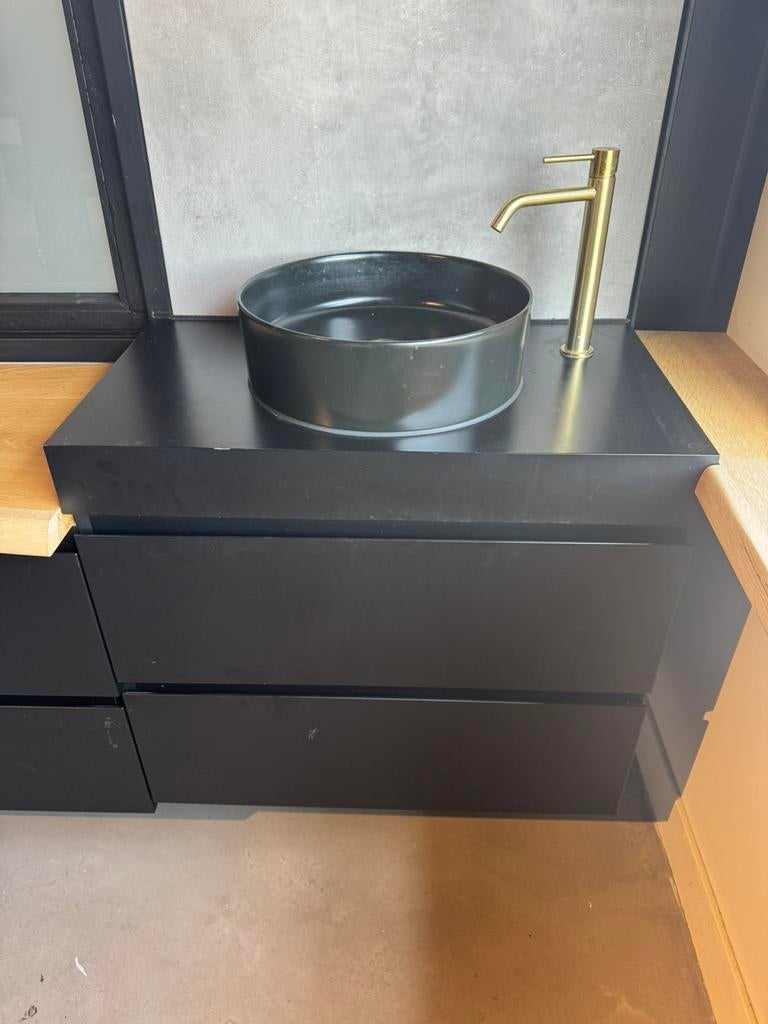 1x wastafel kast met kraan en wasbak 80CM, Ophalen, Zo goed als nieuw, Overige typen