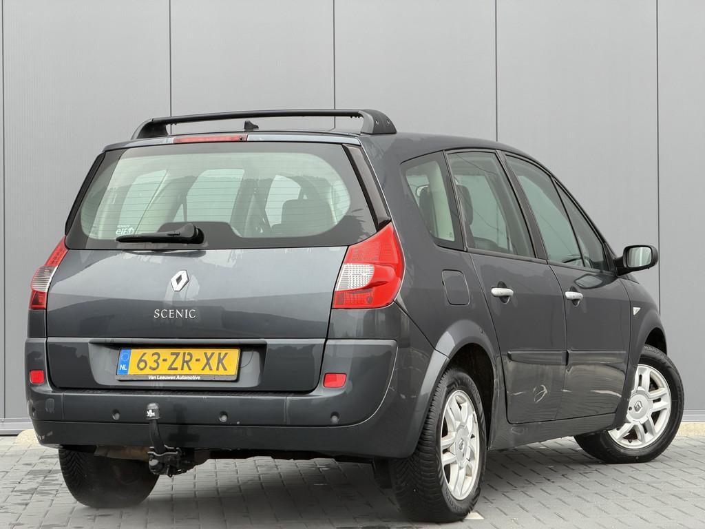Renault Grand Scénic 1.6-16V Tech Line | RIJKLAAR | Climate, Stof, Gebruikt, Zwart, 4 cilinders