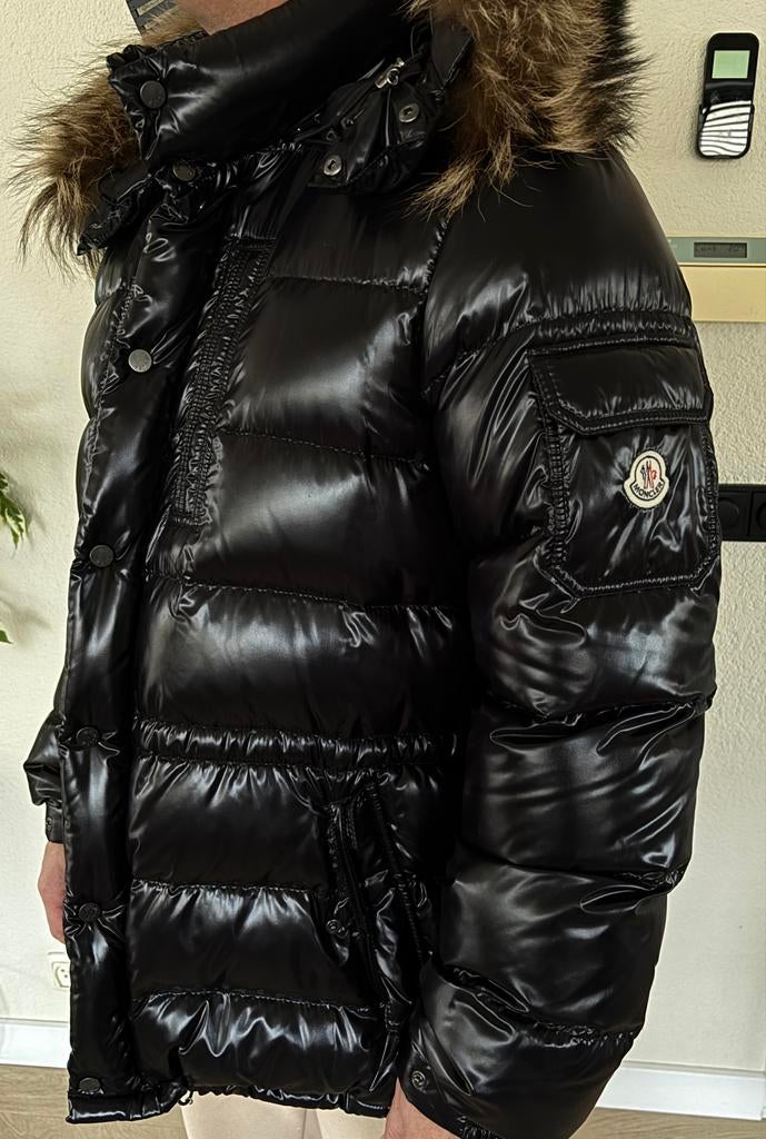 Moncler Winterjas Heren - Maat XL, Kleding | Heren, Jassen | Winter, Zo goed als nieuw, Maat 56/58 (XL), Zwart, Ophalen of Verzenden