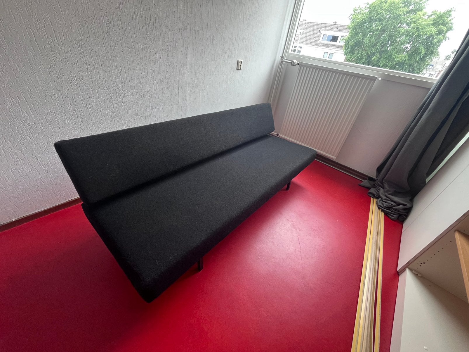 Martin Visser BR02 Slaapbank, Huis en Inrichting, Ophalen, Gebruikt, Zwart, Vintage