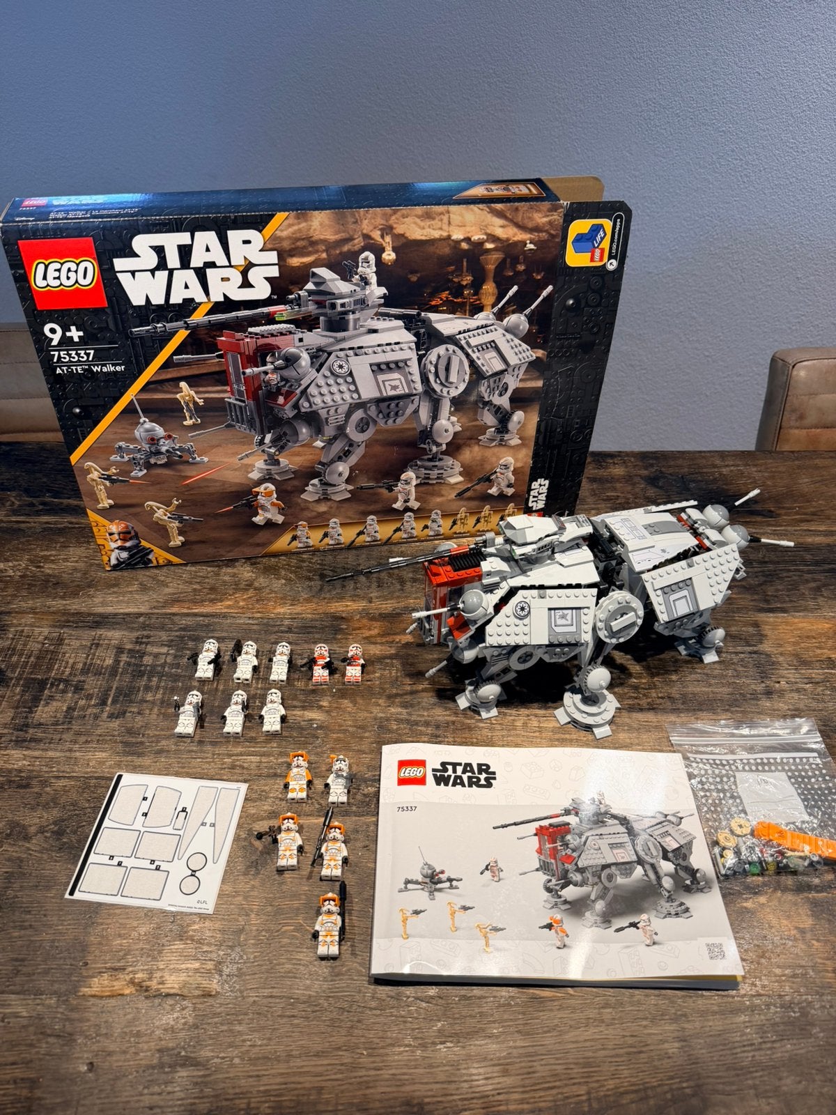 Lego 75337 - Star Wars: AT-TE Walker (incl. doos), Star Wars, Inclusief extra onderdelen, Lego, Ophalen of Verzenden