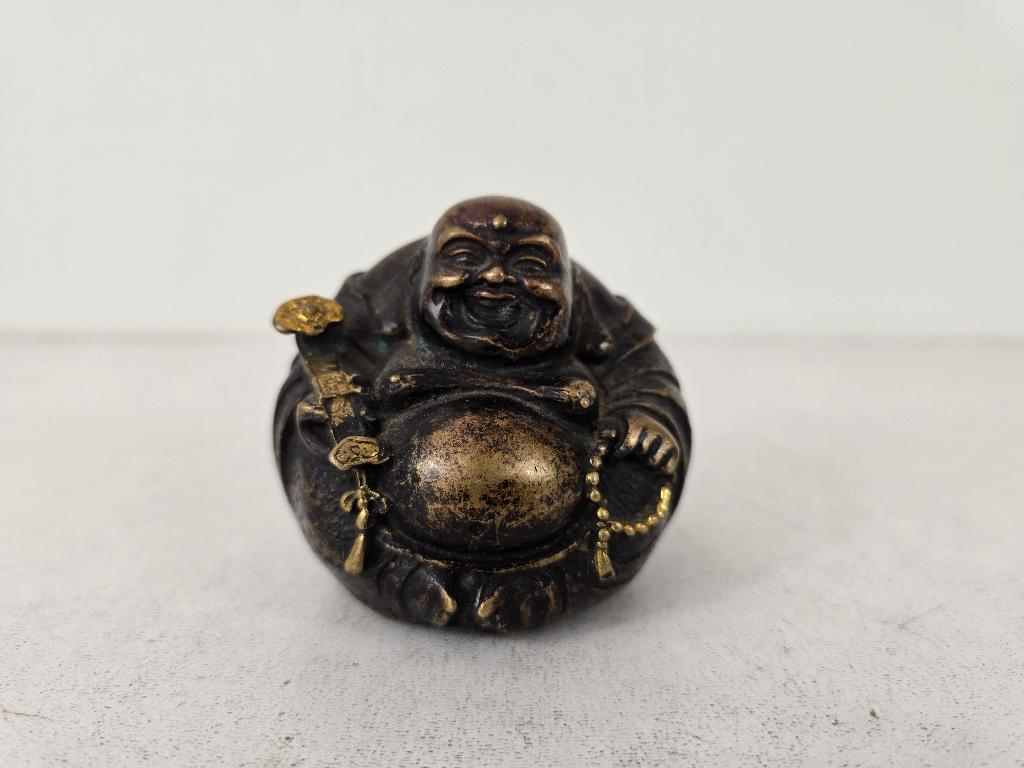 Beeldje Boeddha, brons, China, midden 20e eeuw, Ophalen of Verzenden