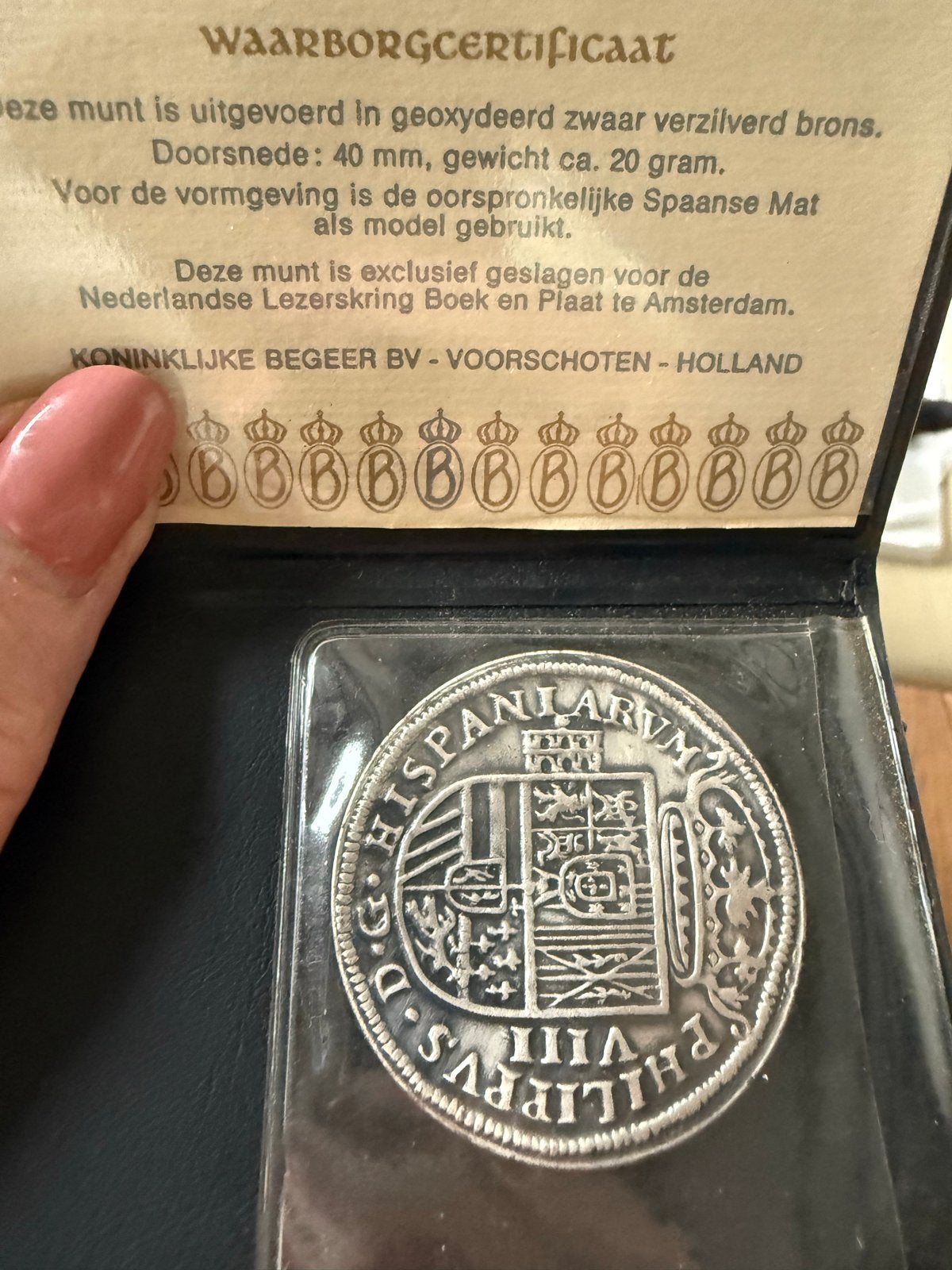 Munt met waarborg certificaten, Postzegels en Munten, Ophalen of Verzenden, Vóór koninkrijk, Overige waardes, Losse munt