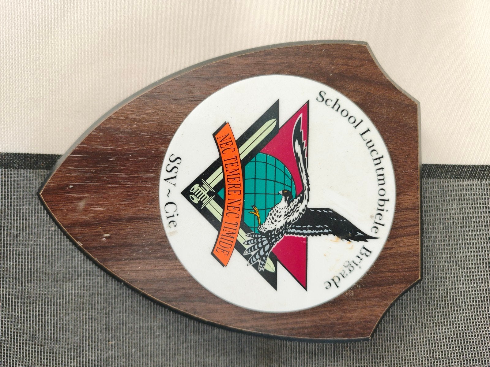 School Luchtmobiele Brigade SSV~Cie Plaquette, Ophalen of Verzenden, Landmacht, Nederland, Overige typen
