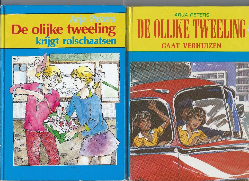 De Olijke Tweeling krijgt Rolschaatsen - Gaat verhuizen, Ophalen of Verzenden, Zo goed als nieuw, Fictie algemeen