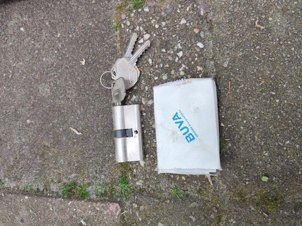 BUVA Cilinderslot met Sleutels - Nieuw, Ophalen of Verzenden, Nieuw, Overige materialen, Slot