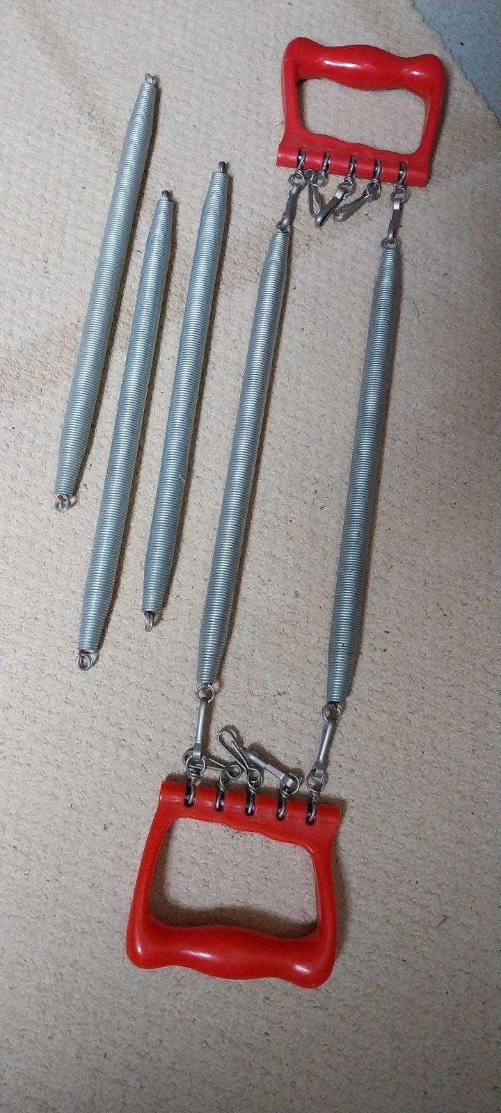 Borsttrainer / Expander met verstelbare veren, Ophalen of Verzenden, Gebruikt, Armen, Overige typen