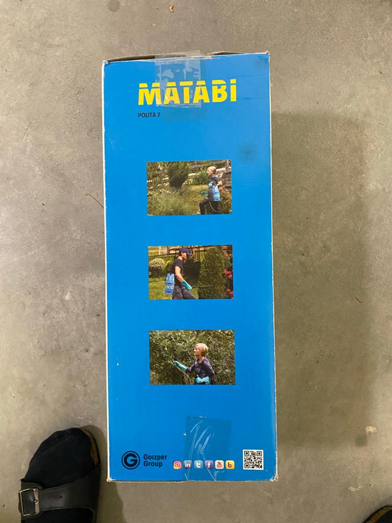 Matabi Polita 7 - 5 liter schouder sproeier - Nieuw, Ophalen, Nieuw, Handsproeier