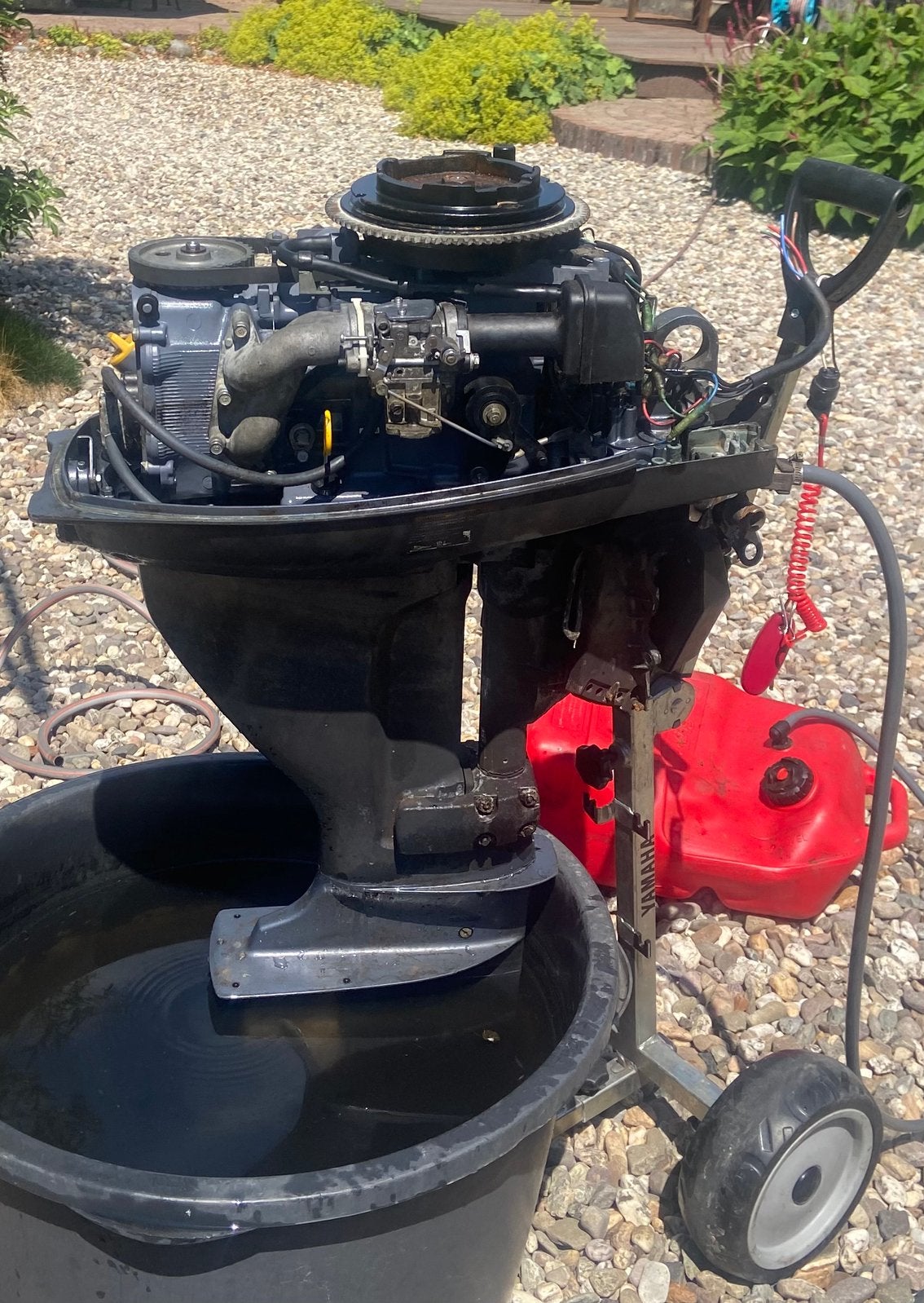 Iemand nog een knuppel en trekstarter voor yamaha 15 4 takt?, Ophalen, Gebruikt
