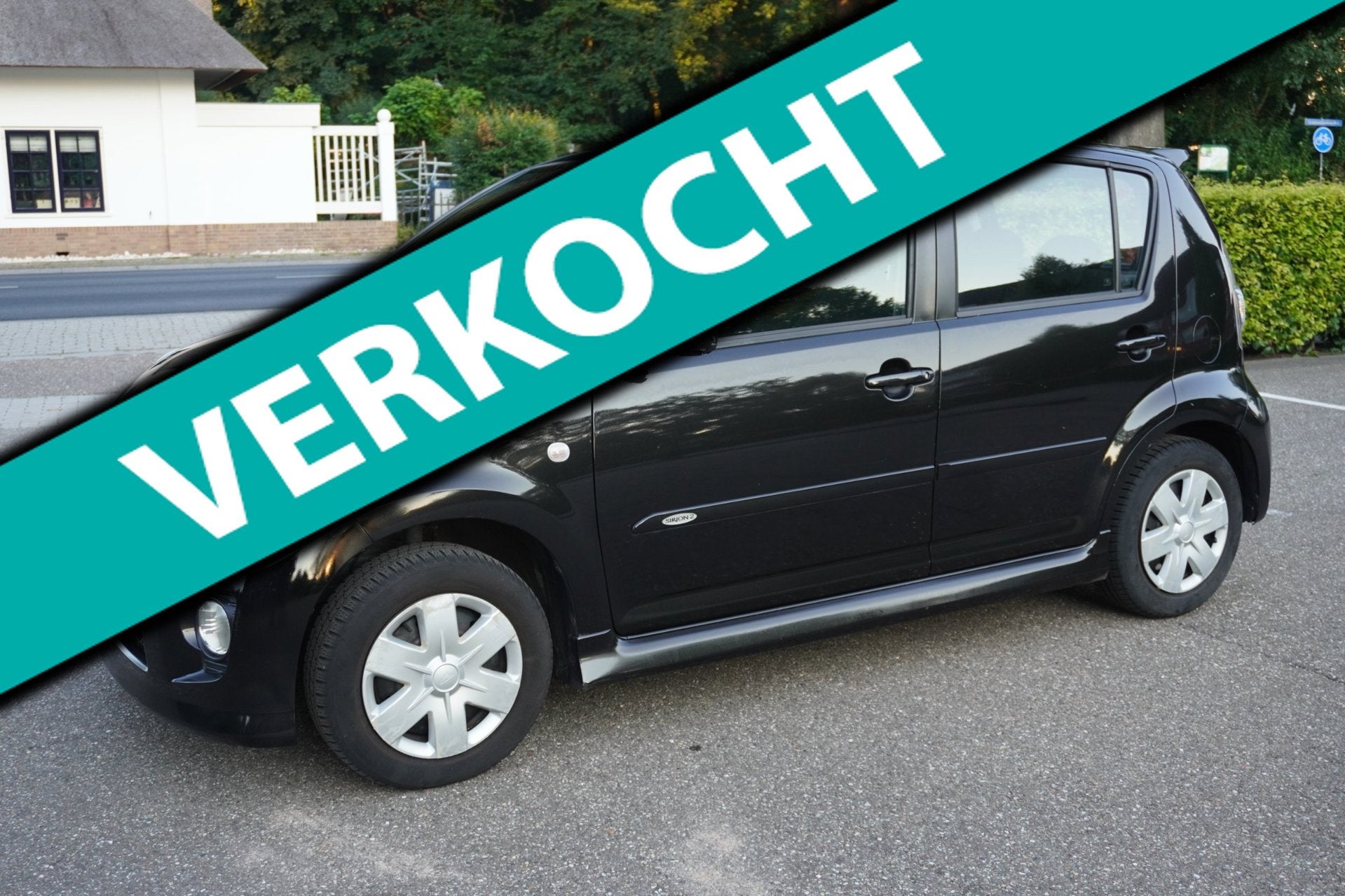 Daihatsu Sirion 2 1.3-16V Comfort Airco Automaat, 4 cilinders, Zwart, Bedrijf, 930 kg