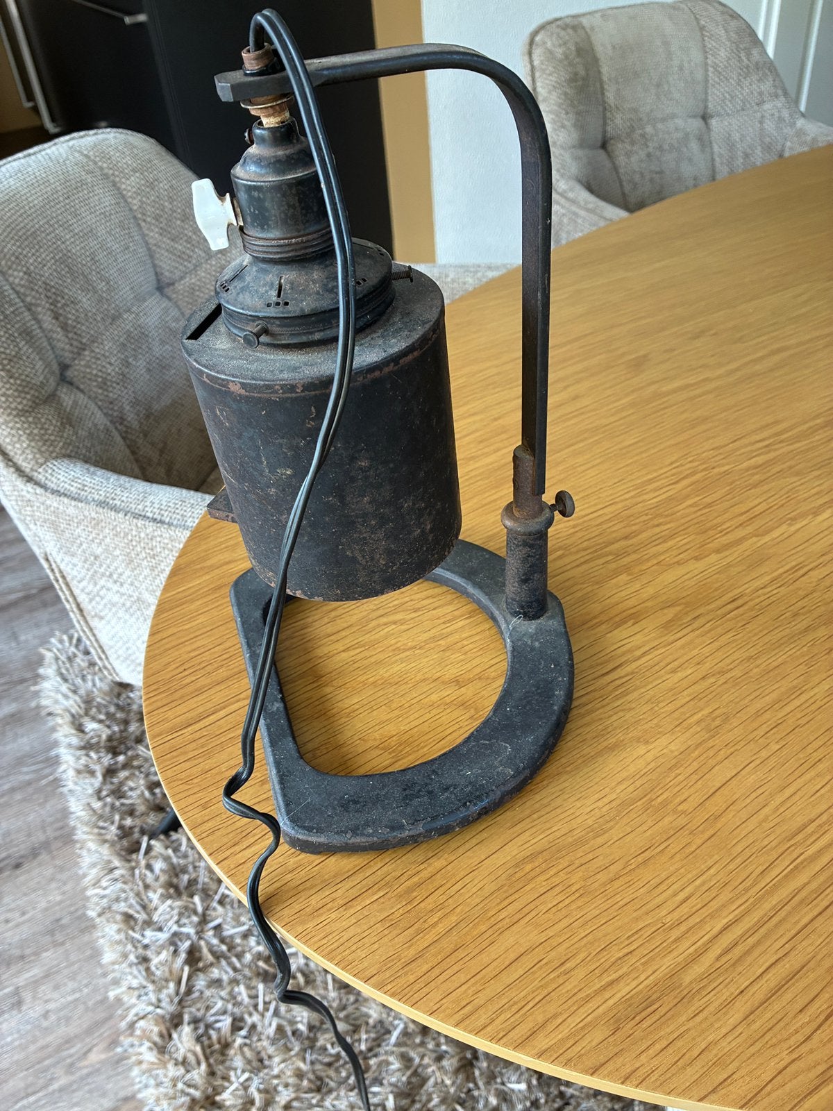 Laboratorium lampje oud, Ophalen of Verzenden, Zo goed als nieuw