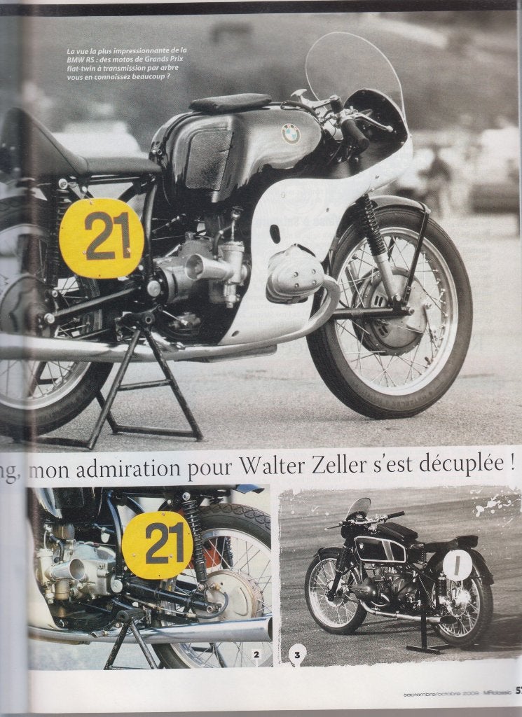 Motorcycle BMW RS 500 type 256 competition classic bike, Verzenden, Gelezen