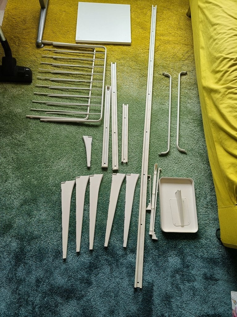 IKEA Algot onderdelen, Ophalen, Gebruikt