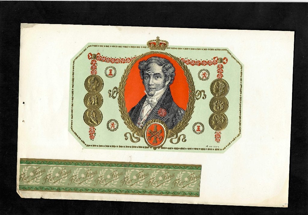 El Rico  set etiket, Ophalen of Verzenden, Gebruikt, Sigarenbandjes