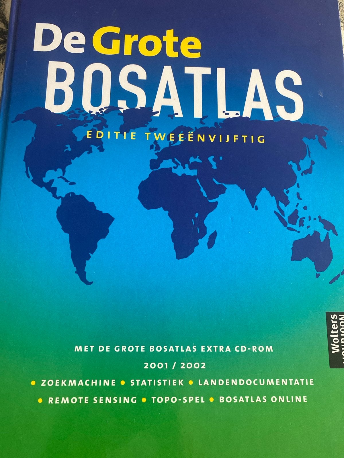 De Grote Bosatlas Editie Tweeënvijftig (2001/2002), Boeken, Ophalen, Bosatlas, 2000 tot heden, Zo goed als nieuw