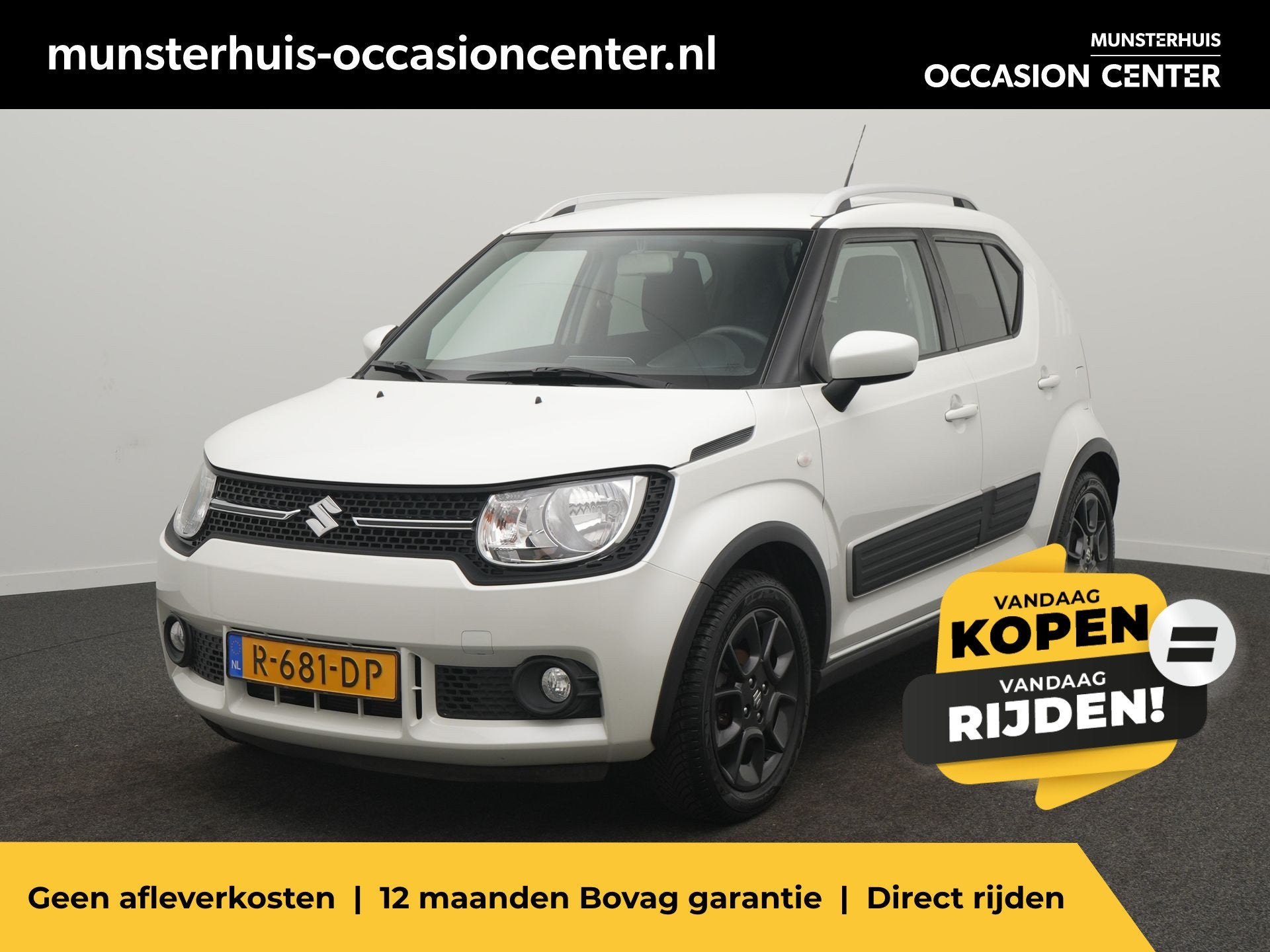 Suzuki Ignis 1.2 Select - RIJKLAARPRIJS - All Seasonbanden -, Voorwielaandrijving, Stof, Gebruikt, 4 cilinders