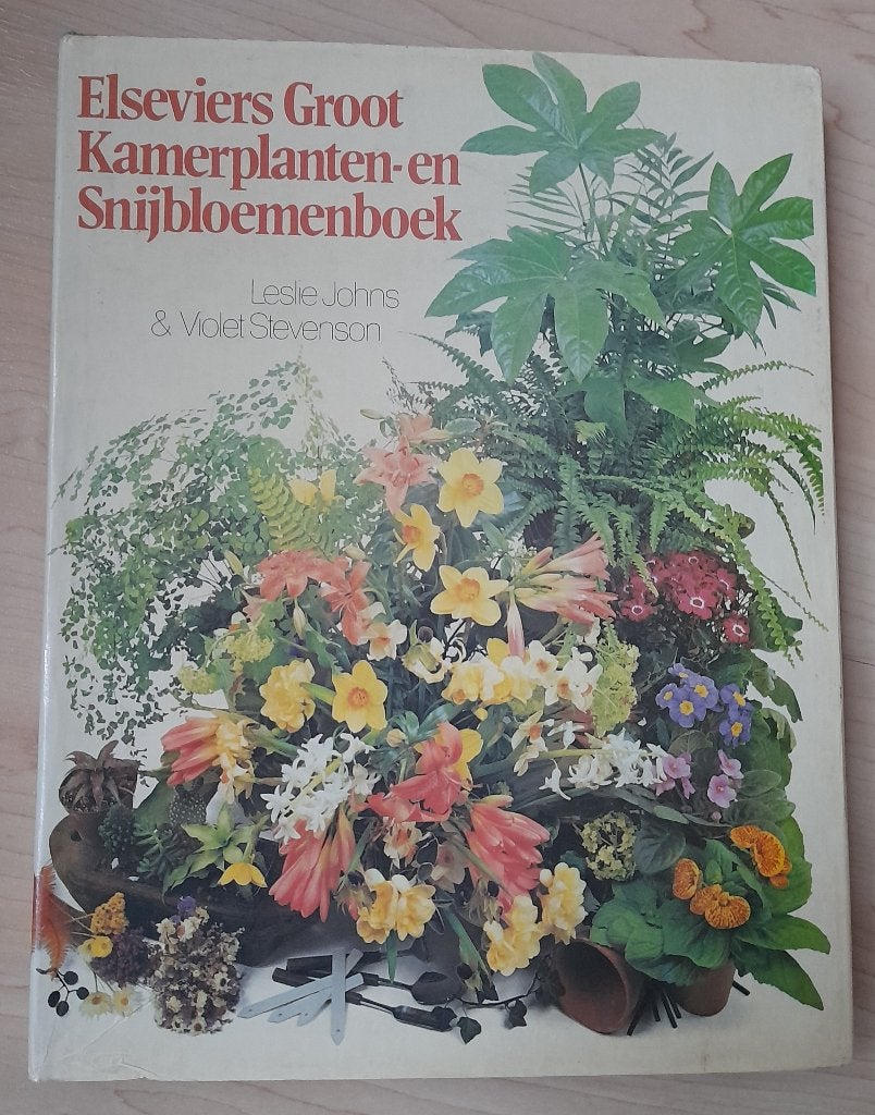ELSEVIERS GROOT KAMERPLANTEN- EN SNIJBLOEMENBOEK Lesl. Johns, Boeken, Ophalen of Verzenden, Gelezen, Interieur en Design