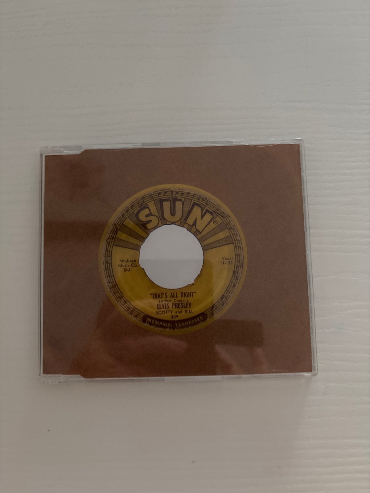 Elvis CD single - That's All Right / Blue Moon of Kentucky, Ophalen of Verzenden, Zo goed als nieuw, Cd of Plaat