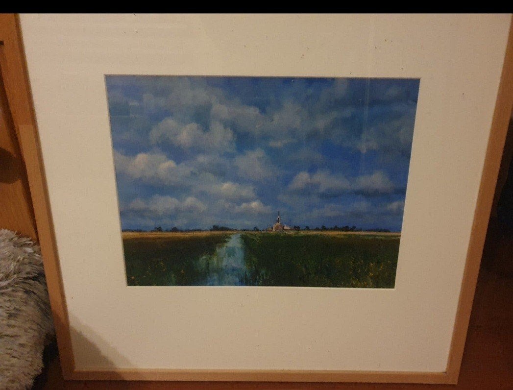 gerard van de weerd schilderij druk op linnen., Ophalen of Verzenden